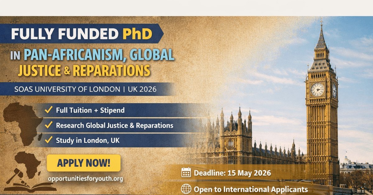 MPhil/PhD Studentship 2026 at SOAS