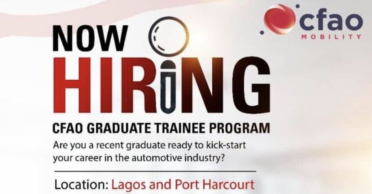 CFAO Nigeria Graduate 2026