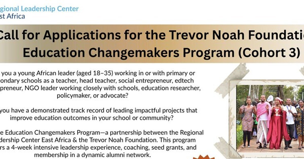 Trevor Noah Foundation 2026