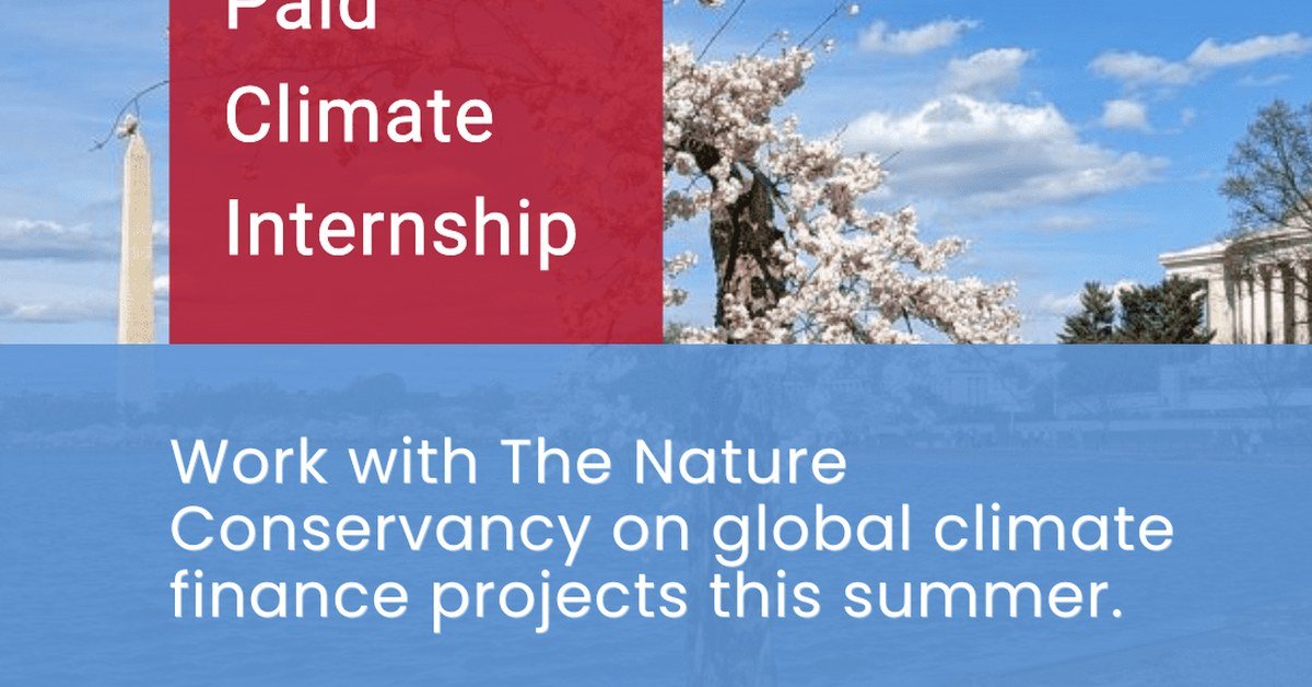 Climate Internship 2026