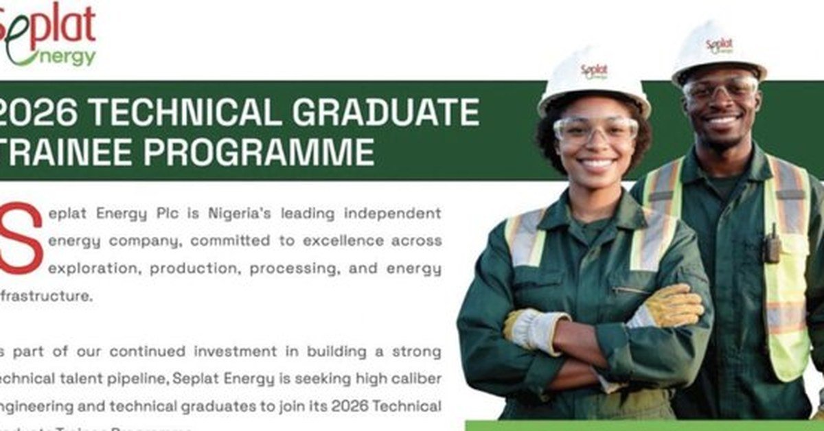 Seplat Energy Graduate Trainee 2026