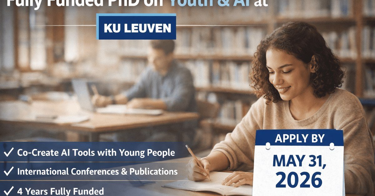 PhD on Youth & AI at KU Leuven 2026