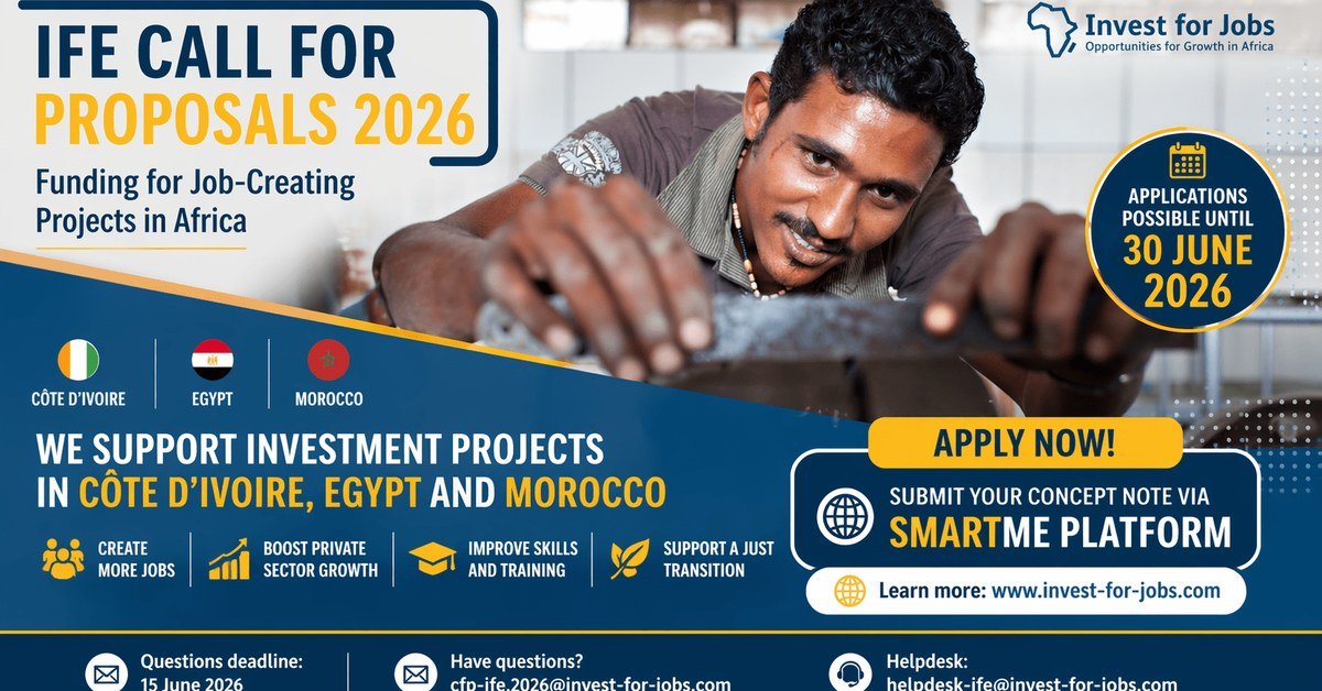 IFE Call 2026: Funding for Jobs