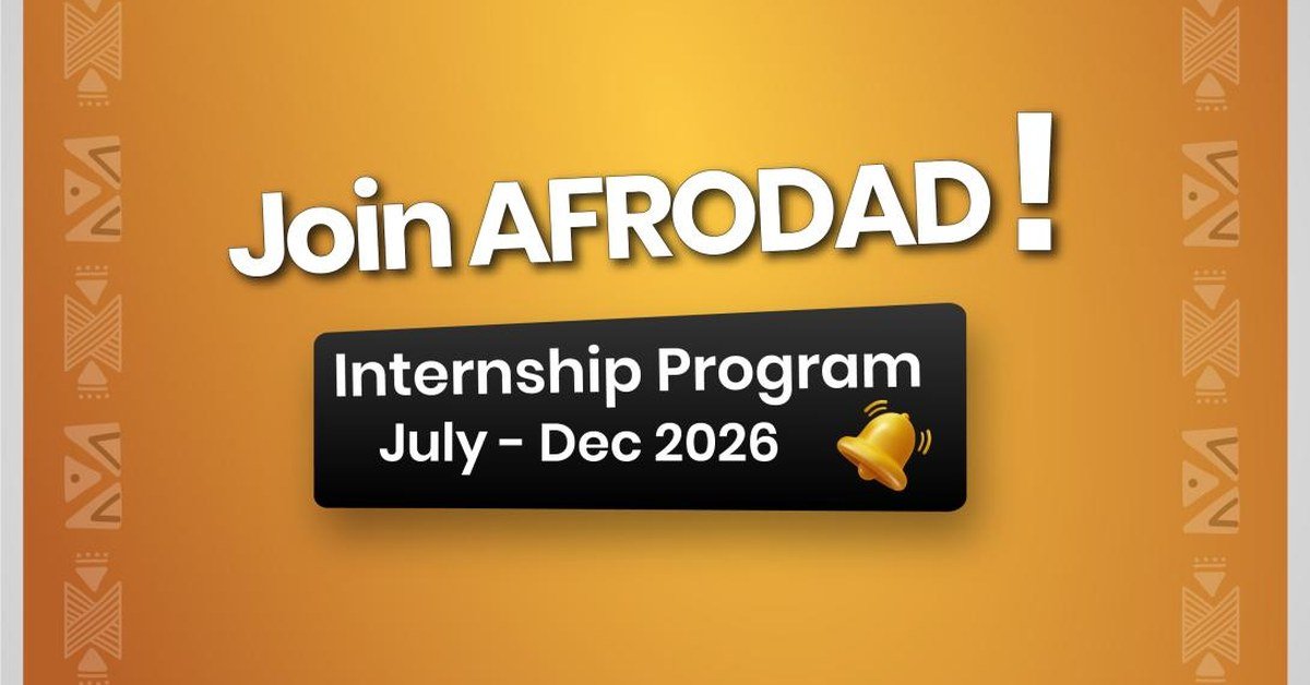 AFRODAD Internship 2026