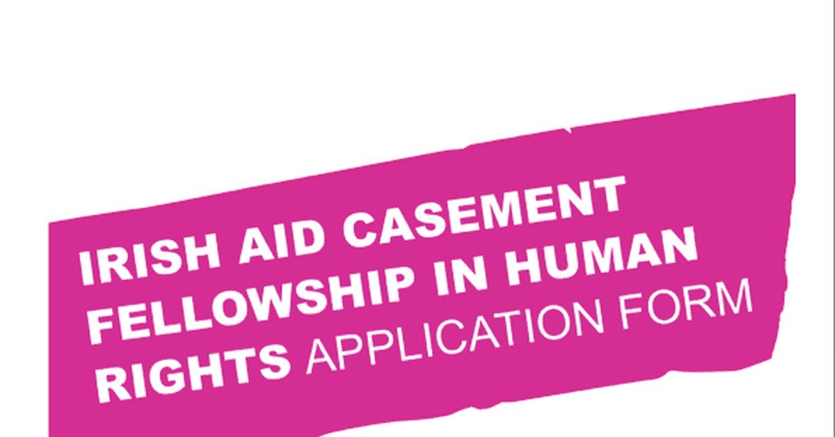 2027 Irish Aid Fellowship