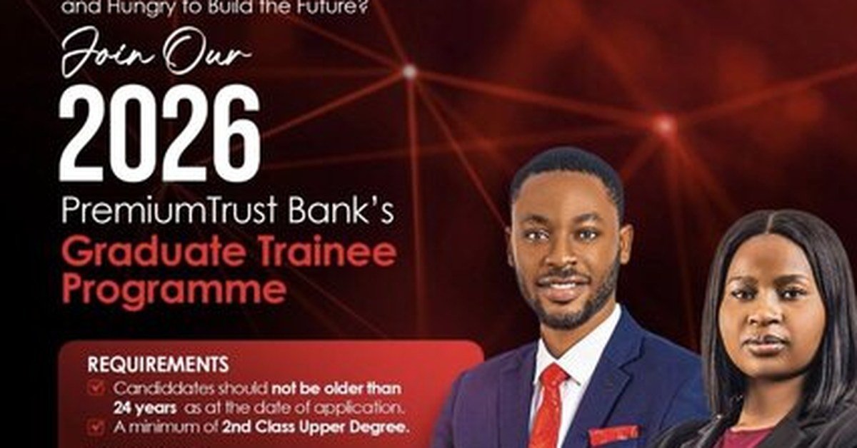 PremiumTrust Bank Graduate Trainee 2026
