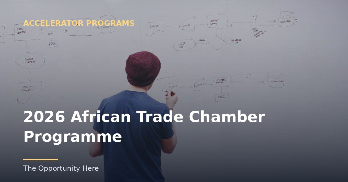 2026 African Trade Chamber Programme featured image Photo by Startup Stock Photos (CC0), via Openverse.