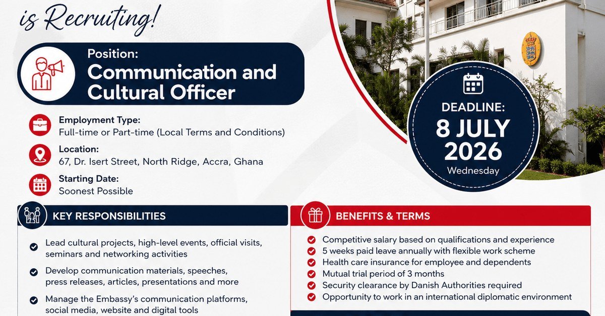 Denmark Embassy Recruitment 2026