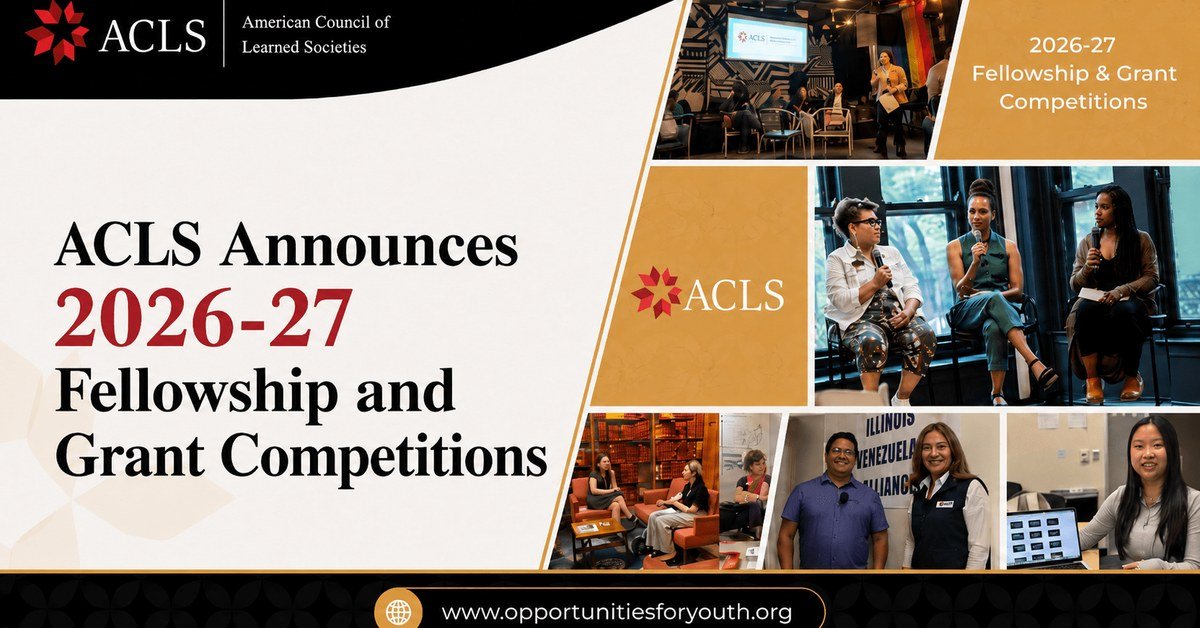 ACLS 2026 Fellowships