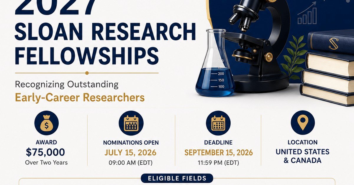 2027 Sloan Fellowships
