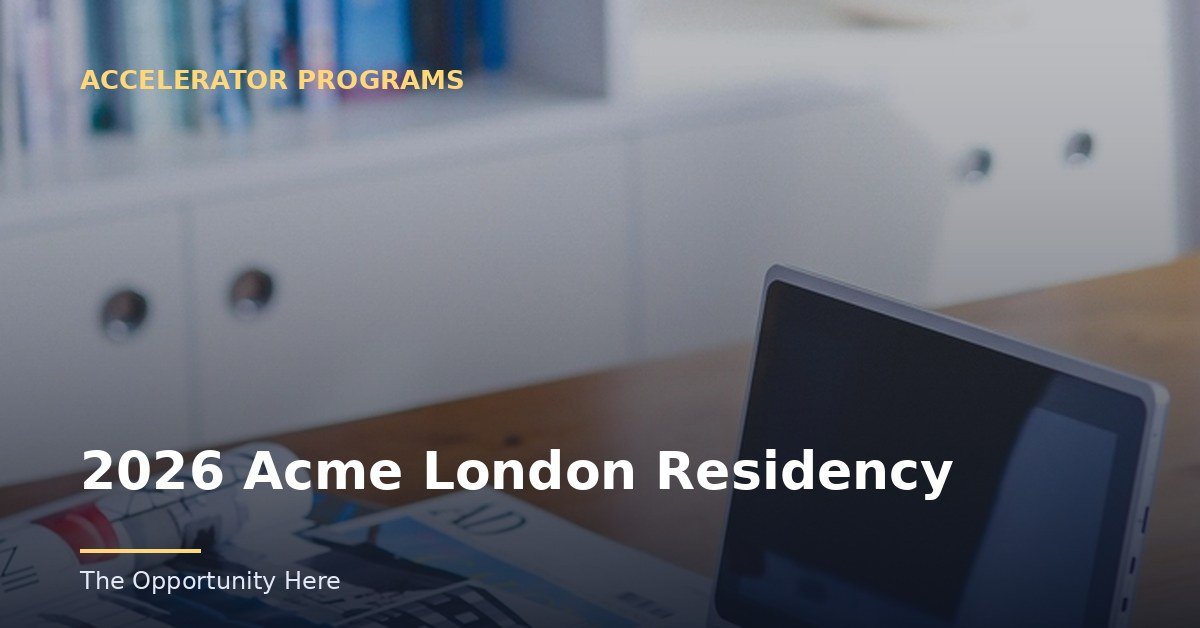 2026 Acme London Residency featured image Photo by Unknown (CC0), via Openverse.