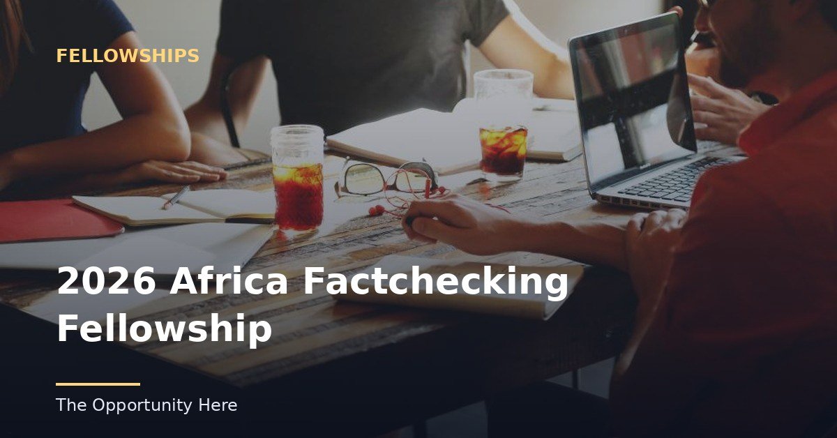 2026 Africa Factchecking Fellowship featured image Photo by Startup Stock Photos (CC0), via Openverse.