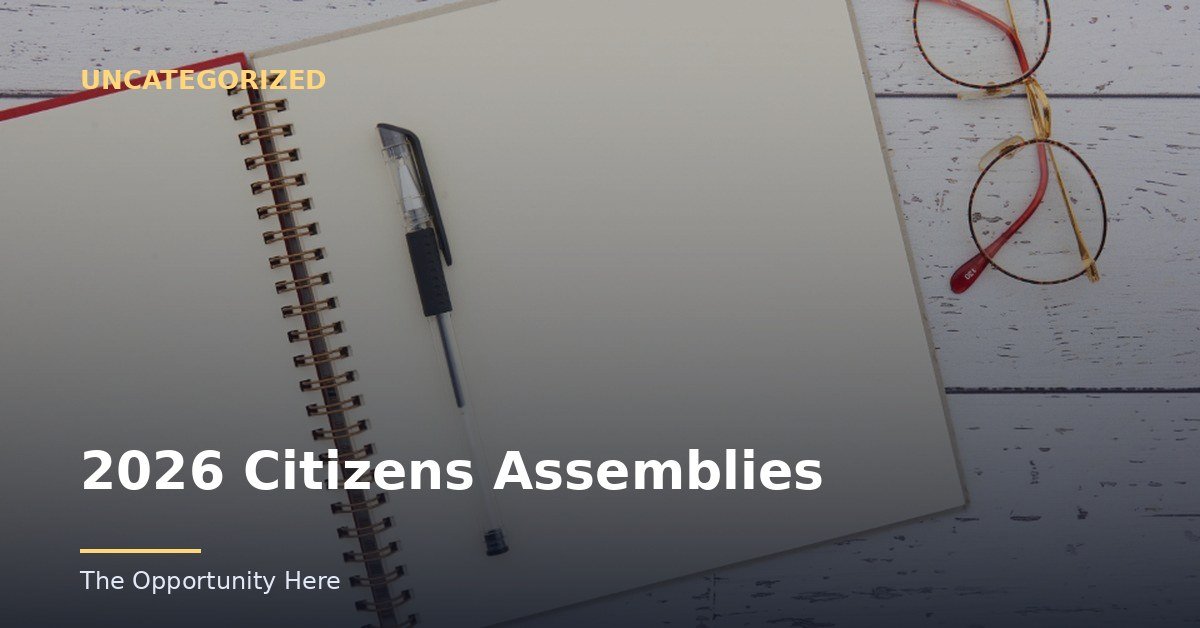 2026 Citizens Assemblies featured image Photo by Artsy Crafty (CC0), via Openverse.