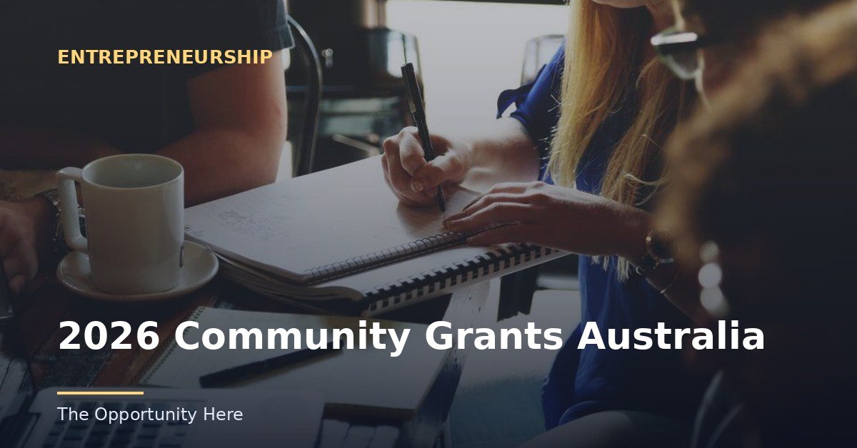 2026 Community Grants Australia featured image Photo by Startup Stock Photos (CC0), via Openverse.