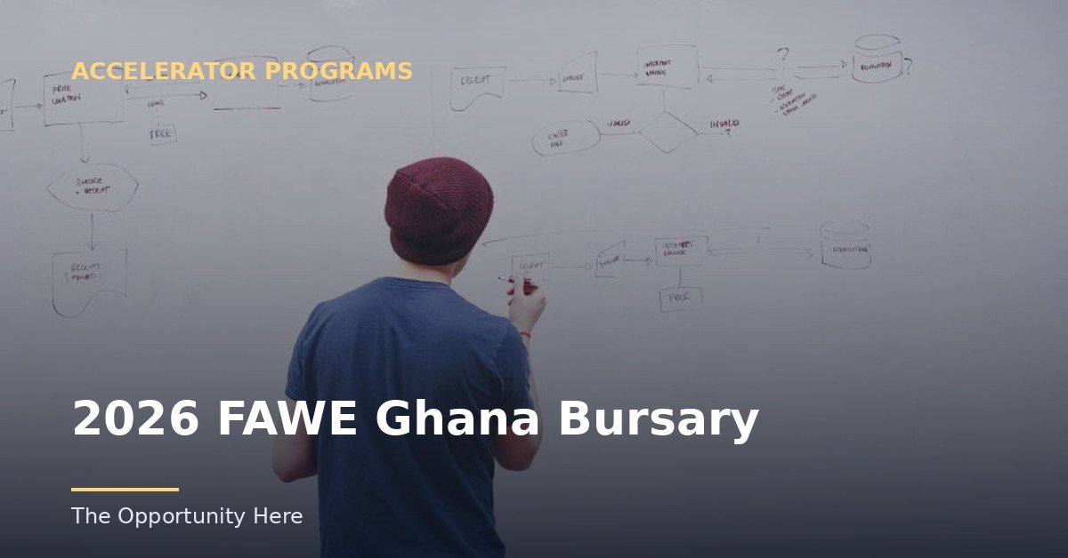 2026 FAWE Ghana Bursary featured image Photo by Startup Stock Photos (CC0), via Openverse.