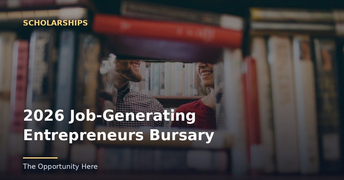 2026 Job-Generating Entrepreneurs Bursary featured image Photo by Josh Felise (CC0), via Openverse.