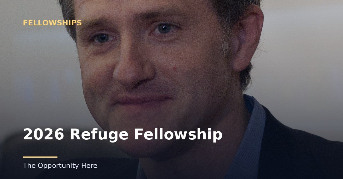 2026 Refuge Fellowship featured image Photo by Tim Pierce (BY), via Openverse.