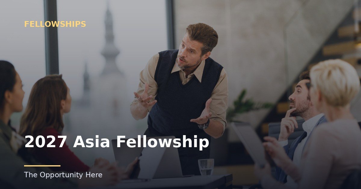 2027 Asia Fellowship featured image Photo by Direct Media (CC0), via Openverse.
