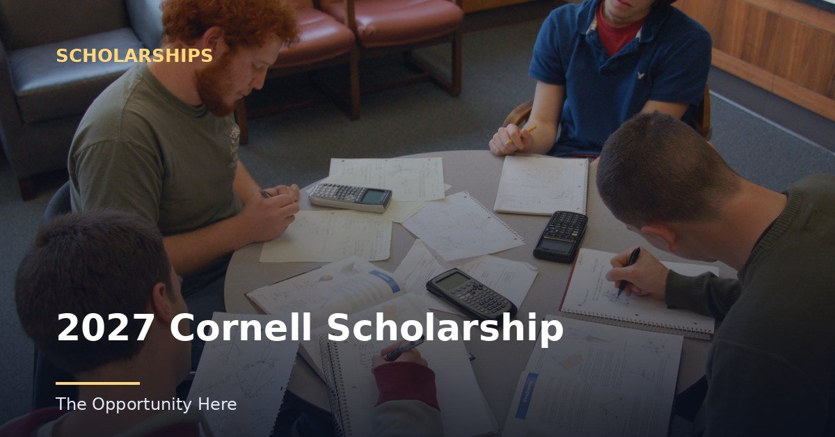 2027 Cornell Scholarship featured image Photo by Tulane Public Relations (BY), via Openverse.