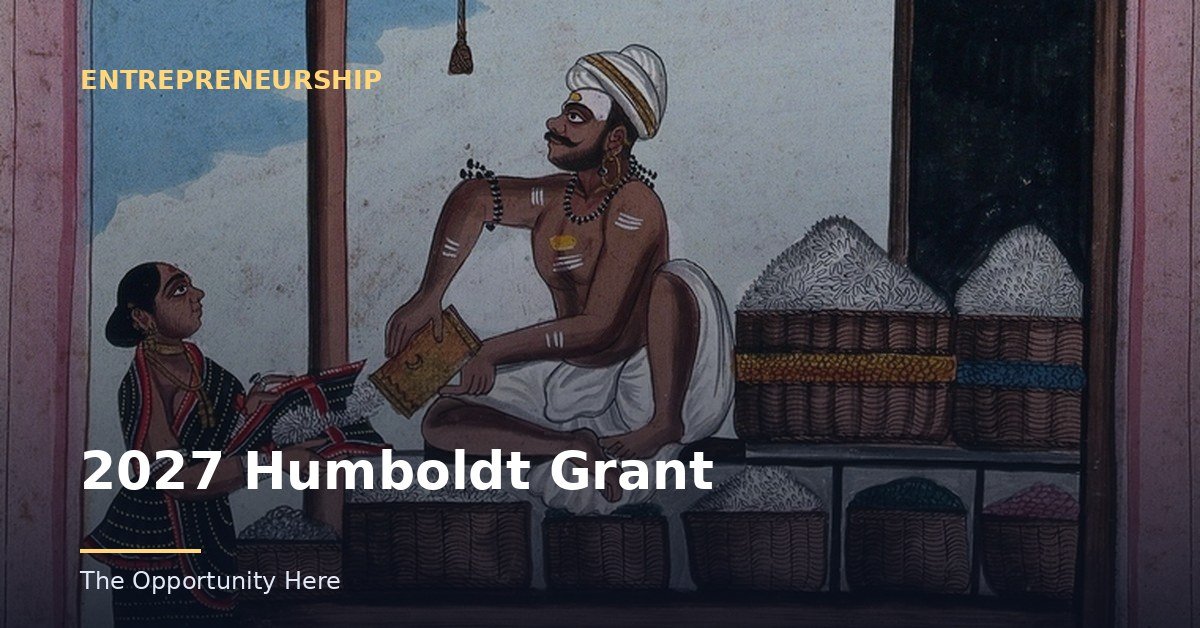 2027 Humboldt Grant featured image Photo by Unknown (CC0), via Openverse.