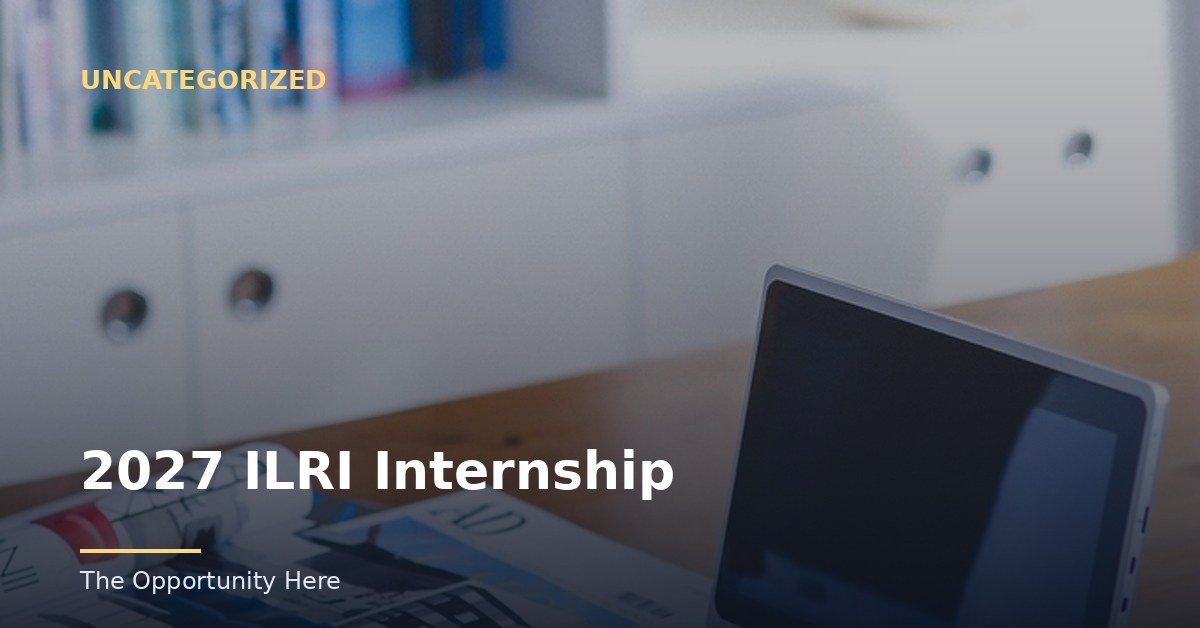 2027 ILRI Internship featured image Photo by Unknown (CC0), via Openverse.