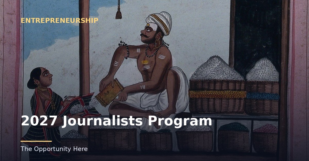 2027 Journalists Program featured image Photo by Unknown (CC0), via Openverse.