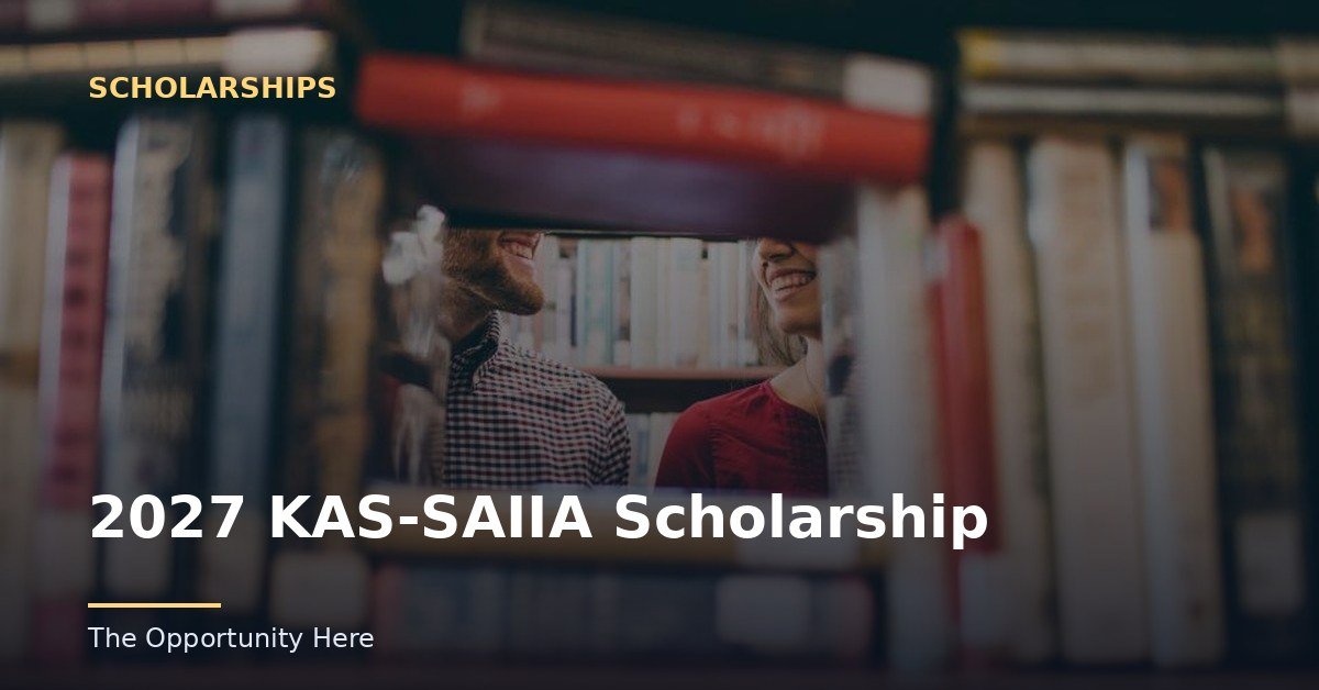 2027 KAS-SAIIA Scholarship featured image Photo by Josh Felise (CC0), via Openverse.