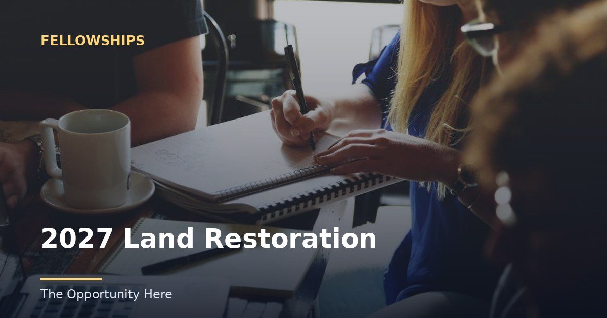 2027 Land Restoration featured image Photo by Startup Stock Photos (CC0), via Openverse.