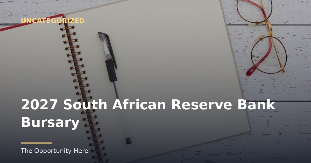 2027 South African Reserve Bank Bursary featured image Photo by Artsy Crafty (CC0), via Openverse.
